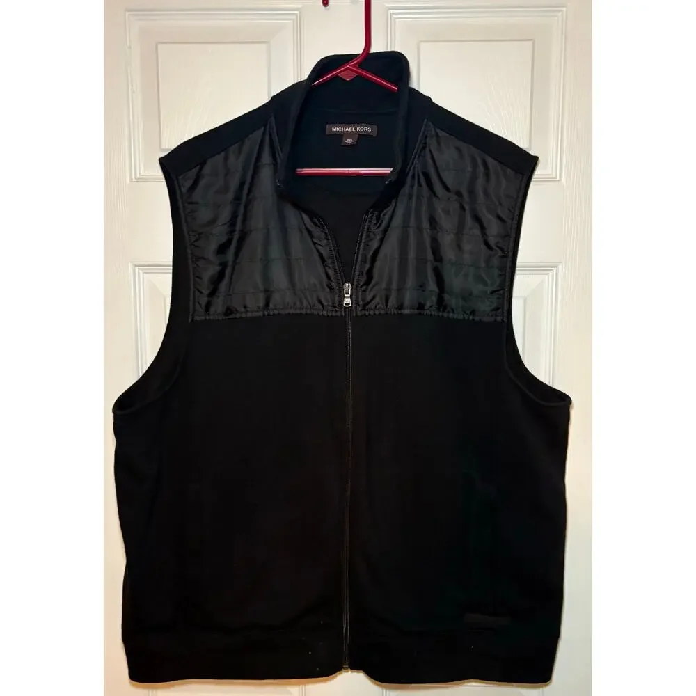 Michael Kors men’s black vest Size‎ XXL
